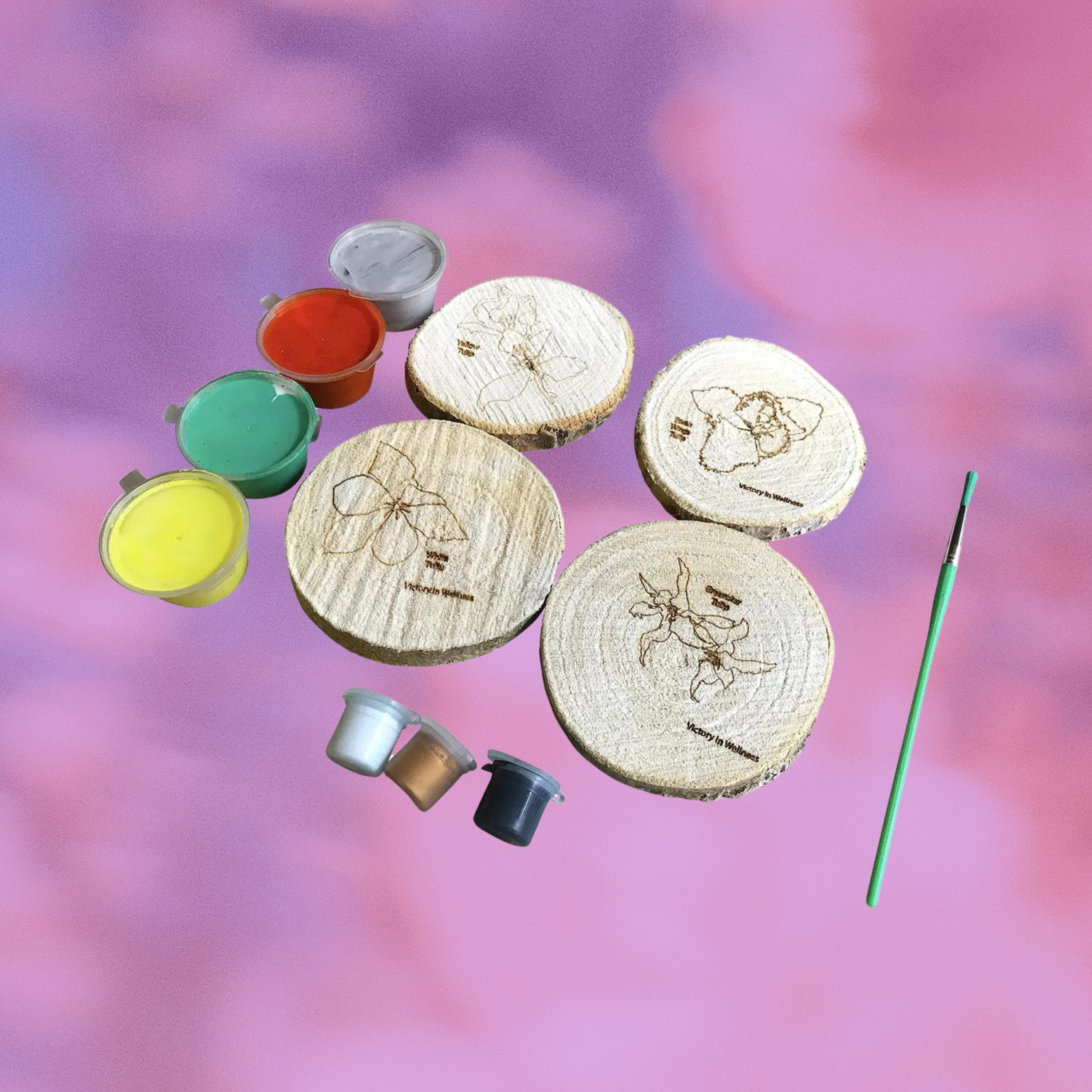 Botanical Willow Coasters with Adult Coloring Designs, Nature-Inspired Coloring Activity, Home Decor | by Victory In Wellness-3